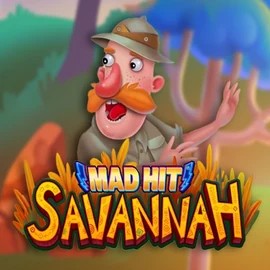 Mad Hit Savannah slot logo by RubyPlay at Slotornado Casino