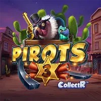 Official Slots logo: Pirots 3 by ELK Studios at Slotornado Casino