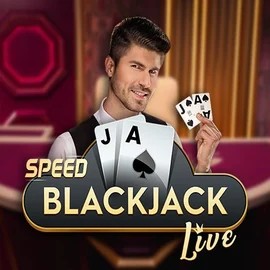 Speed Blackjack slot logo by Pragmatic Play at Slotornado Casino